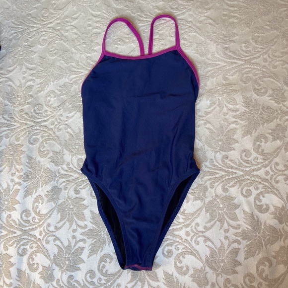 Jolyn Clothing Other - Jolyn "Perry" Onesie Swimsuit Navy / Mulberry
